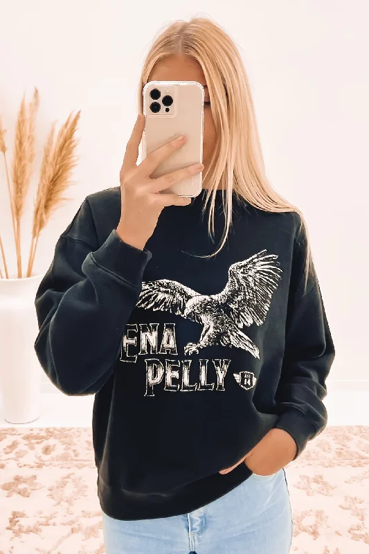 Bird Of Prey Sweat Washed Black