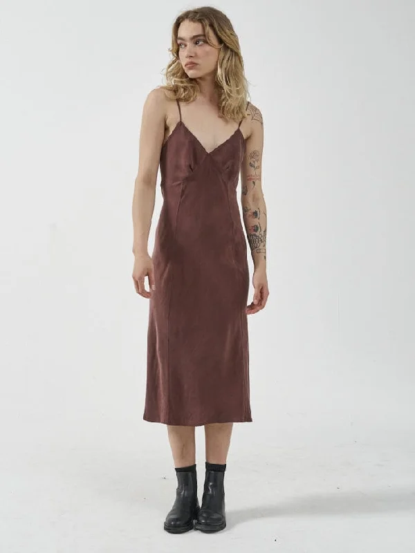 Chelsea Slip Dress - Port