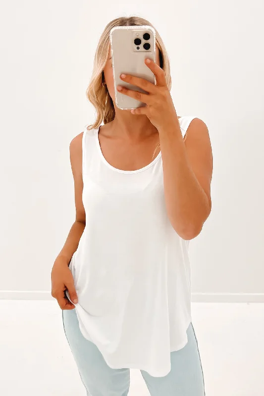 Holly Tank White