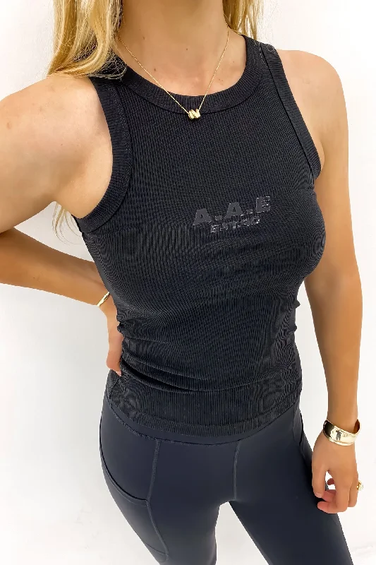 Luxe Active Tank Black