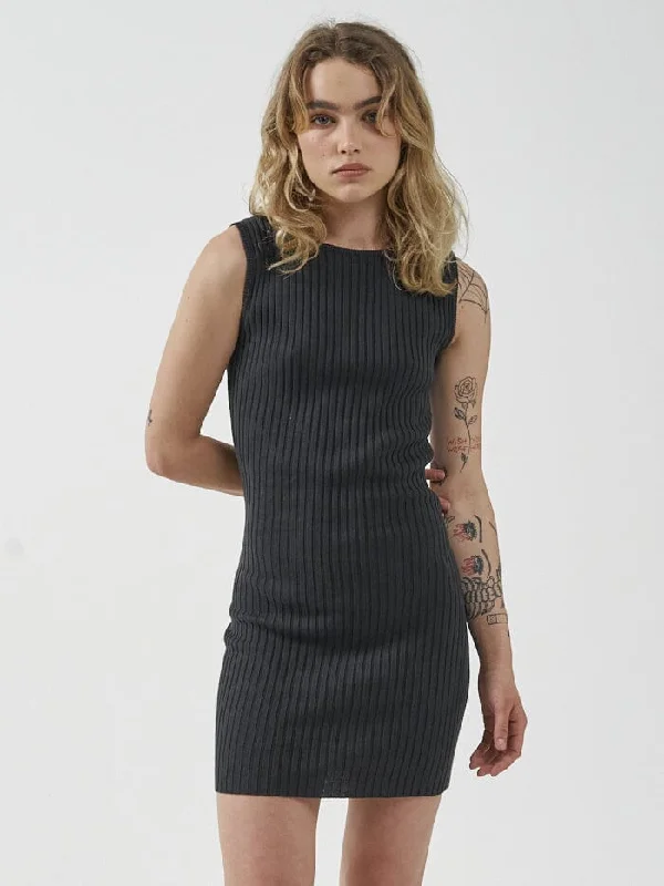 Maya Knit Dress - Black