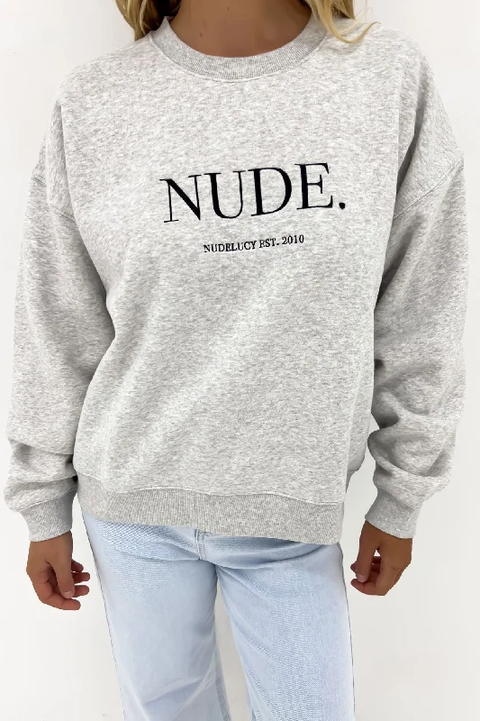 Nude. Sweat Grey Marle