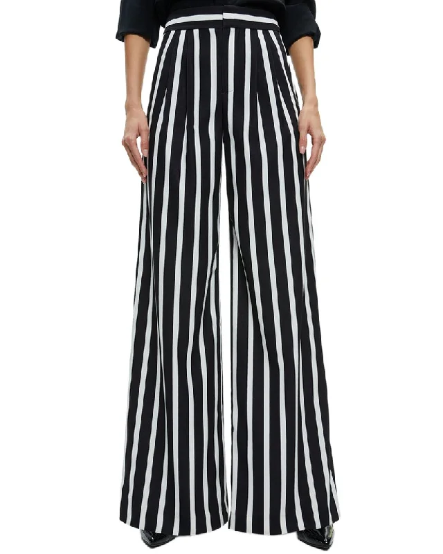 alice + olivia Pompey High-Rise Wide Leg Pant