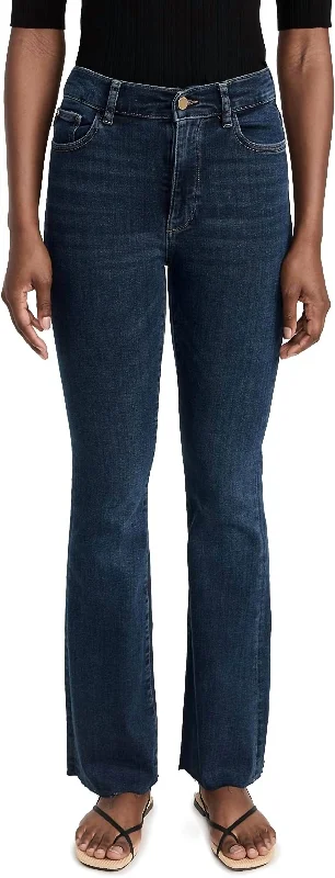 Bridget Boot High-Rise Denim Jeans In Seacliff