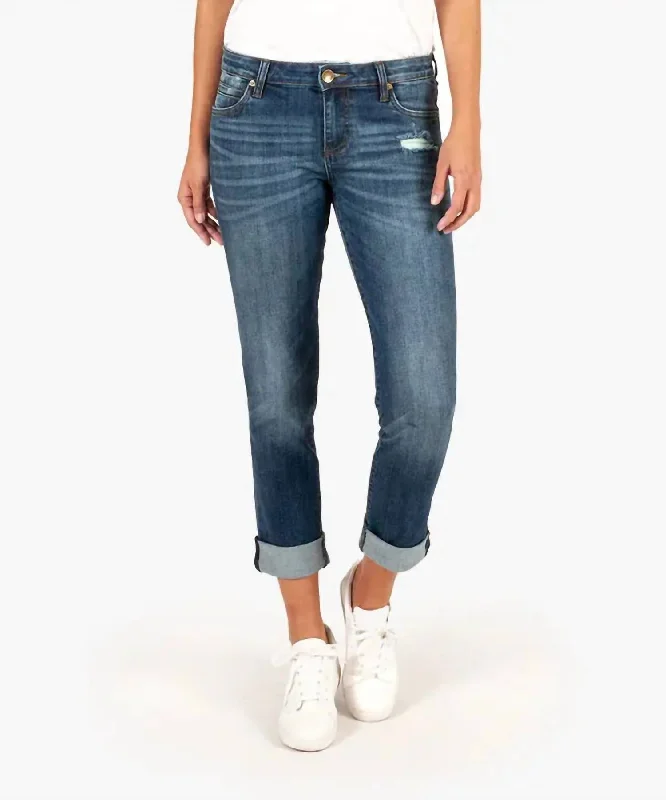 Catherine Boyfriend Jeans In Medium Wash