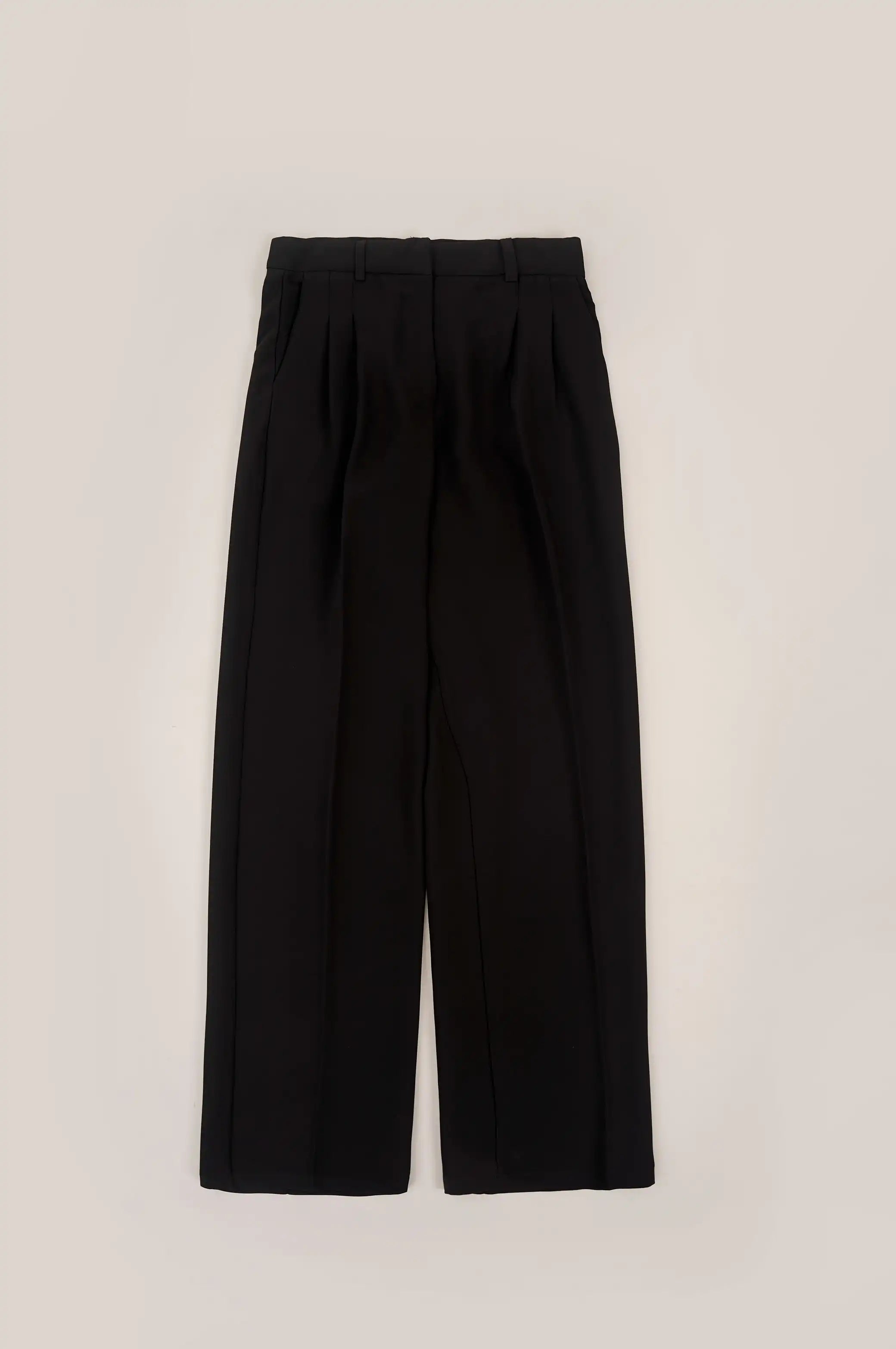 LONG FORMAL STRAIGHT TROUSERS