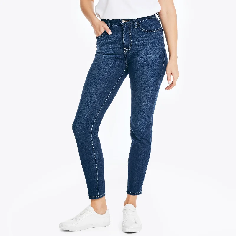 Nautica Womens True Flex High-Rise Curvy Fit Skinny Denim