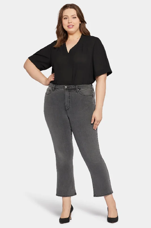 Slim Bootcut Ankle Jeans In Plus Size - Destiny