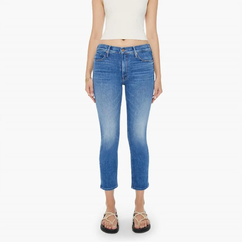 The Mid Rise Dazzler Crop Jeans In Different Strokes