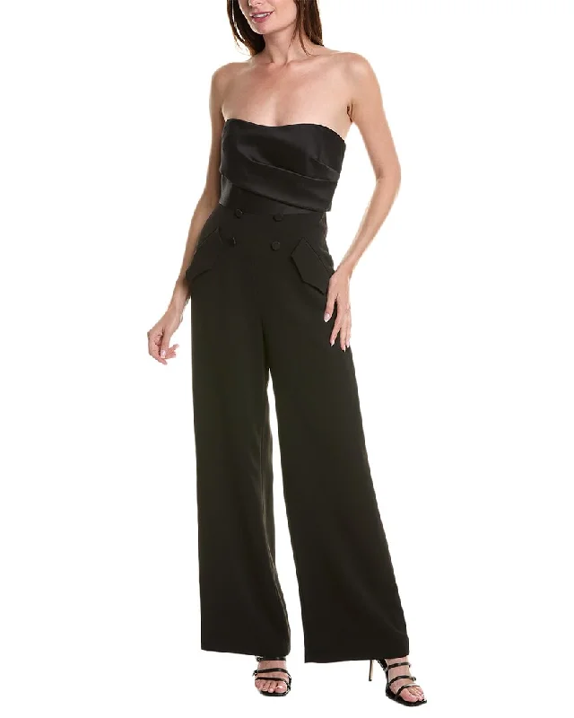 Badgley Mischka Tuxedo Jumpsuit