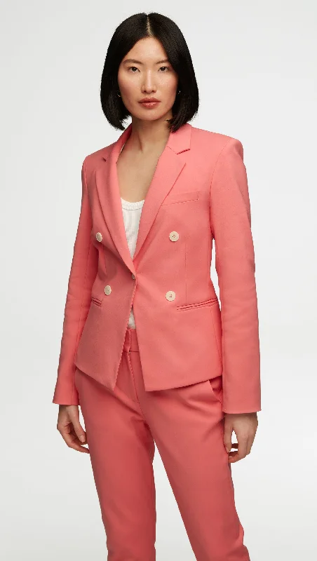 Crossover Blazer in Performance Cotton | Watermelon