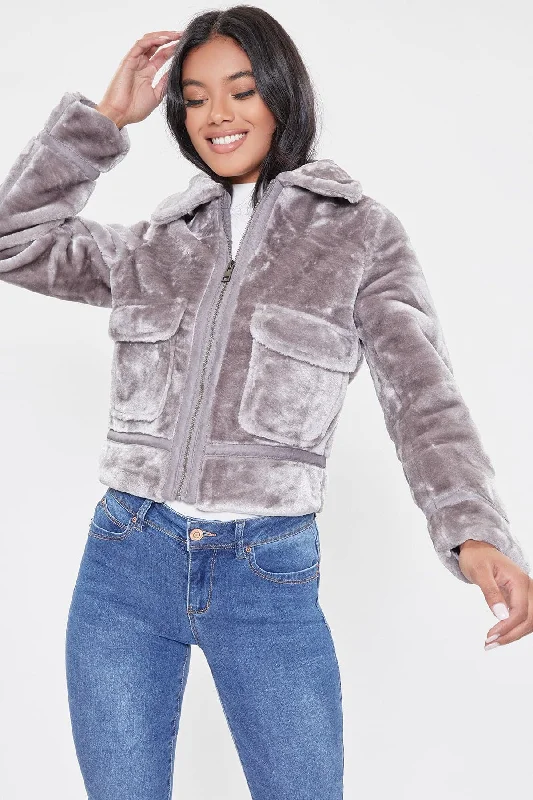 Women's Winter Faux Fur Jacket