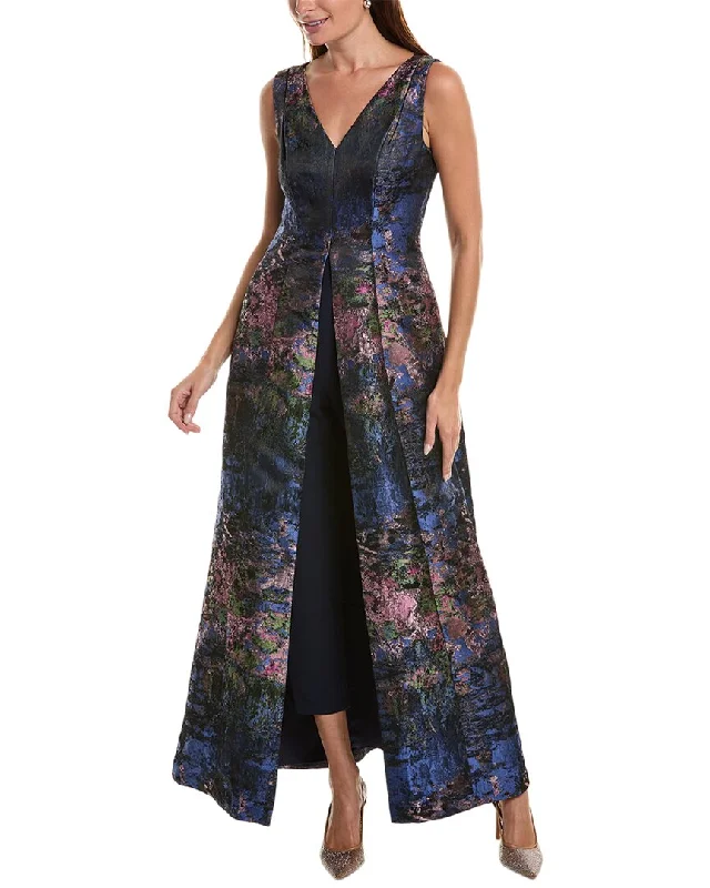 Kay Unger Clark Walk Thru Jumpsuit