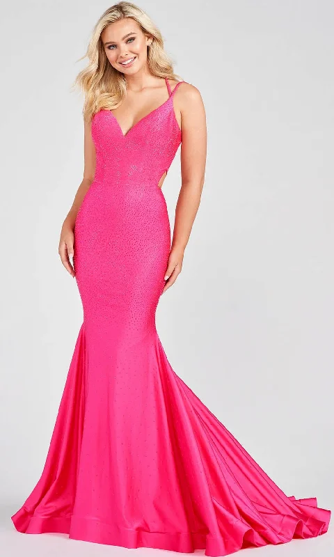 Ellie Wilde EW122001 - Beaded Mermaid Prom Gown