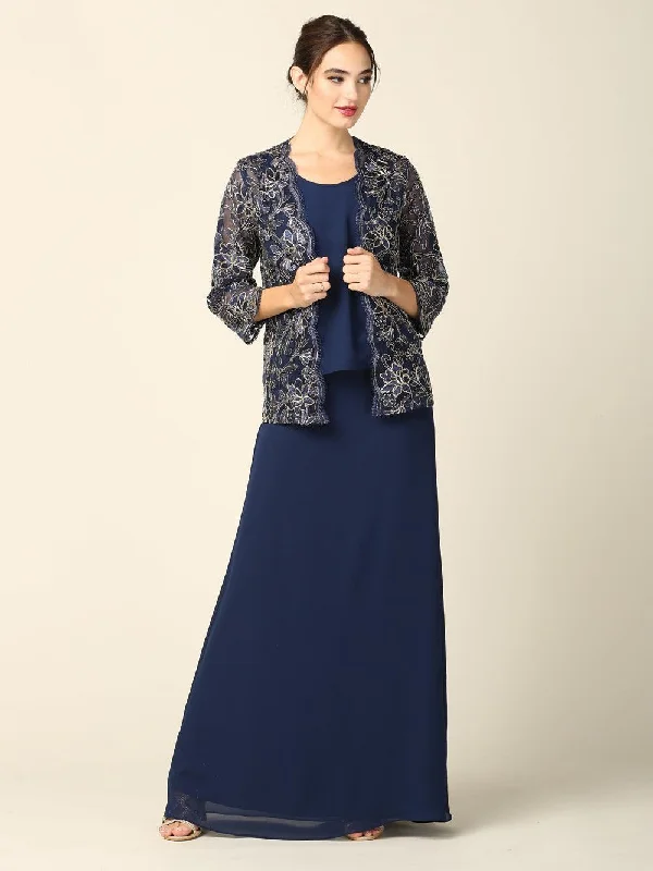 Eva Fashion EV3369 Navy 4XL Sale