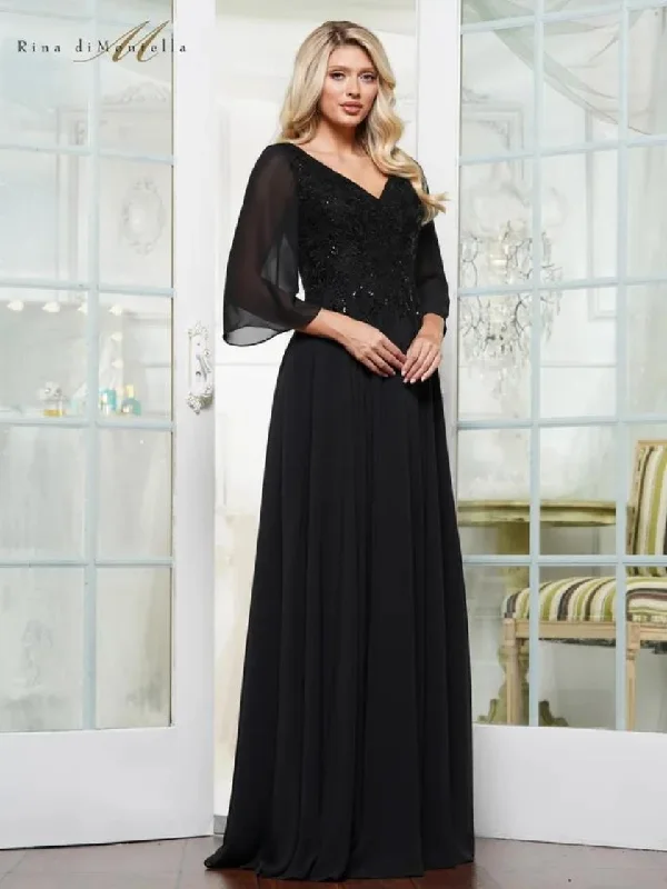 Rina di Montella RD3241 Long Beaded Formal Dress